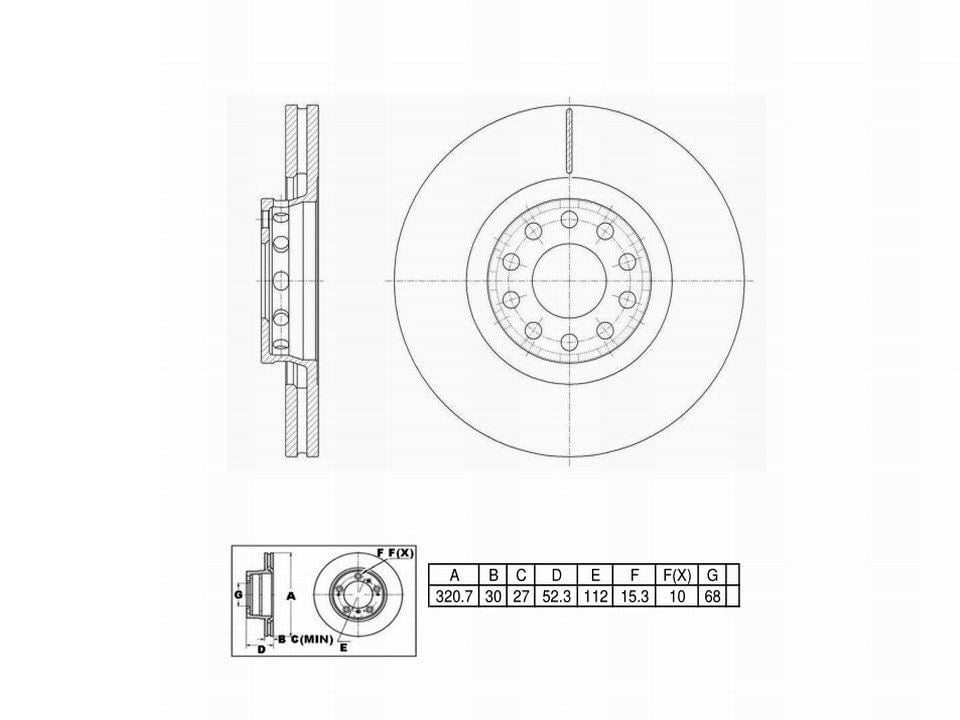Winstop Brake Rotor, Front WS247135, Volkswagen Passat 2005-2002