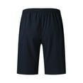thumbnail image 4 of Aayomet Shorts Men Sport Short Pants Quick Drying Short Pant Drawstring Zipper Pocket Short Pant Fashion Short (Blue, M), 4 of 4