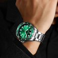 thumbnail image 4 of CURREN Men Quartz Watch Classic Male Fashion Wrist Watch with Stainless Steel Band Luminous Analog Watch 3ATM Waterproof with Calendar, 4 of 4