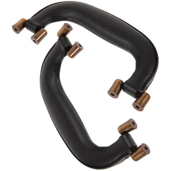 MERRYHAPY Replacement Luggage Handles Black 2 Pieces Suitcase Carry Handle Accessories