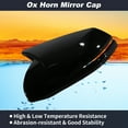 thumbnail image 4 of Tapa de espejo lateral de cuerno de buey de 2 piezas para Honda CRV 2017-2022, cubierta de espejo retrovisor de automóvil, carcasa de espejo de puerta exterior, tapa de espejo del conductor y pasajero, 4 of 7