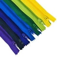 thumbnail image 5 of Nylon Zippers for Sewing, 7 Inch 100 PCs Bulk Zipper Supplies in 20 Assorted Colors; by Mandala Crafts, 5 of 7