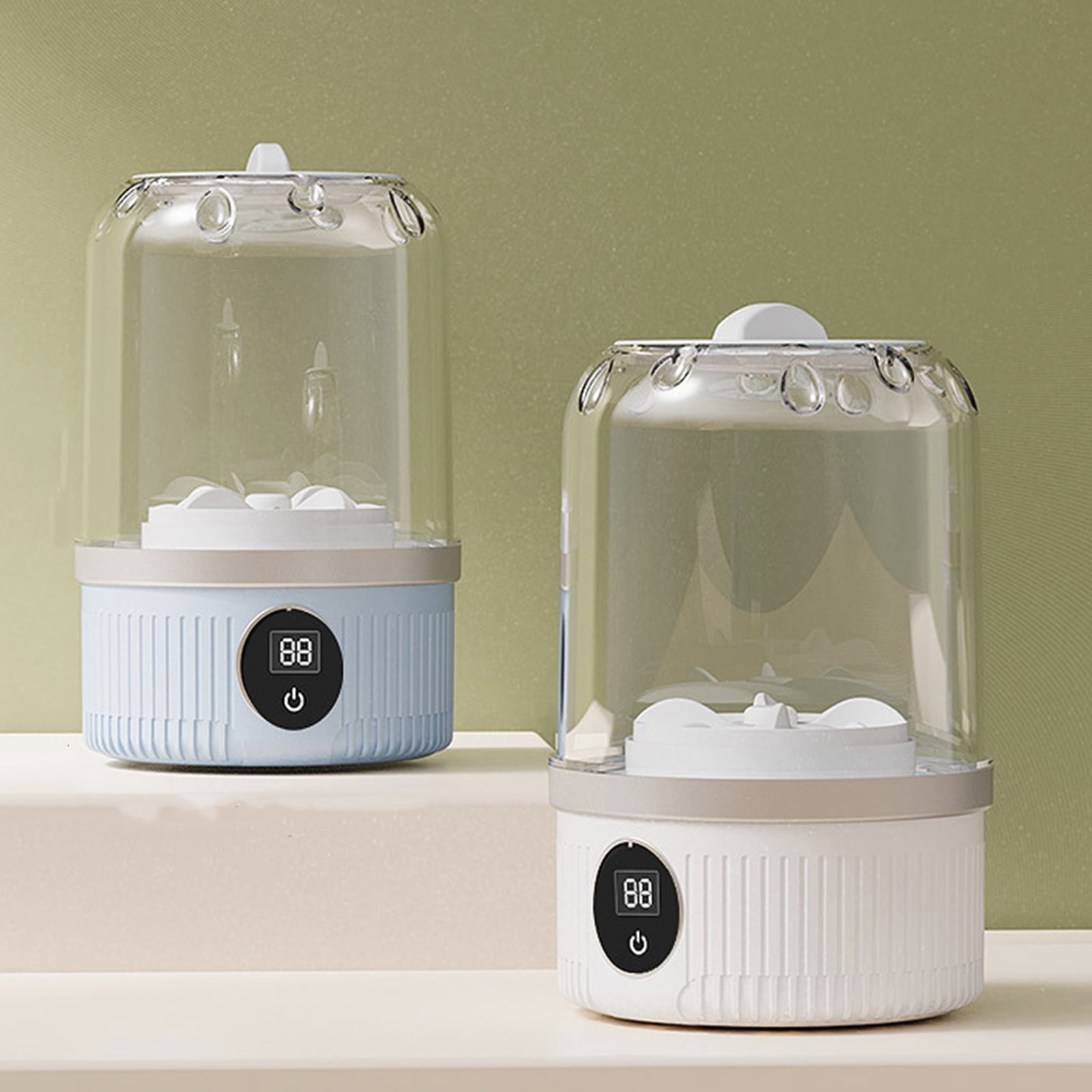 Waterproof Clothes Washer Rechargeable Operated Laundry Cup Washing Machine for Baby Clothes Underwear