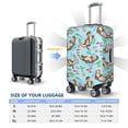 thumbnail image 2 of Travel Luggage Cover Protector - Cute Otters Anti-Scratch Suitcase Covers Fits 18-32 Inch Luggage, 2 of 5
