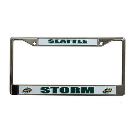 - Seattle Storm WNBA Chrome Metal License Plate Frame