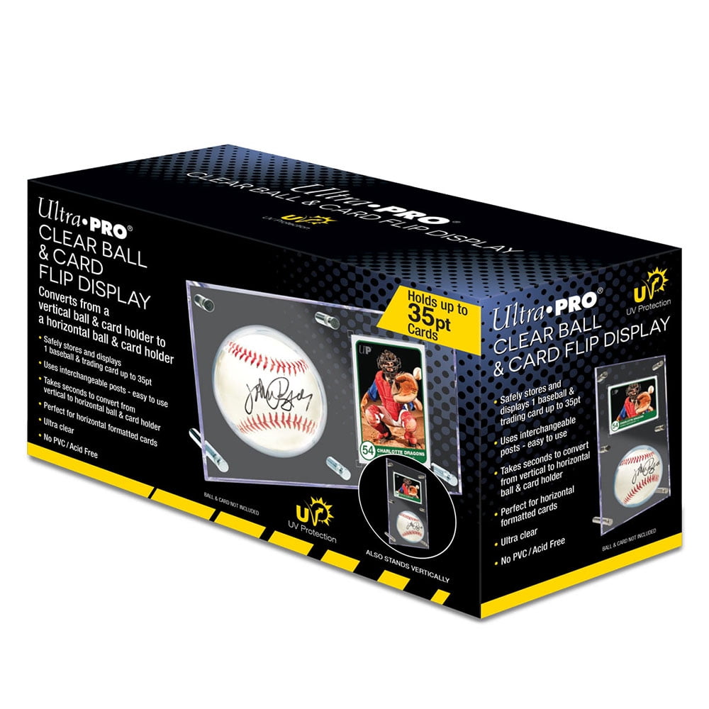 Ultra PRO Baseball & Card (35PT) Clear Flip Display Case