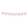 thumbnail image 3 of Banner de guirnalda de lazo, suministros para fiestas, fondo, decoración del Día de la Madre Brillo rosa, 3 of 9