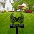 thumbnail image 2 of Handmadetneonsign Outdoor Memorial Tattoo Metal Sign With Stakes, Memorial Tattoo Artist Name, 2 of 4