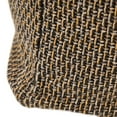 thumbnail image 5 of GDF Studio Larrick Contemporary Fabric Pouf, Brown and Yellow, 5 of 7