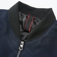 thumbnail image 3 of Vedolay Men Jackets for Winter Thick Long Sleeve Blazer Jacket Loose Men Outerwear Blue,XL, 3 of 3