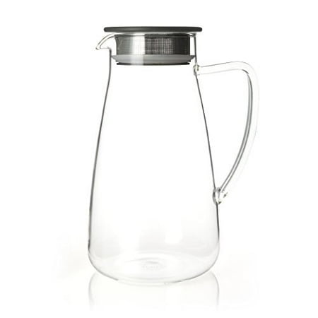

Forlife FORLIFE 838-A-CHC Flask Glass Iced Tea Jug 64 oz Charcoal