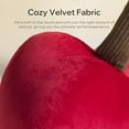 thumbnail image 3 of Fruit Shaped Pillow Series Cherry Shaped Throw Pillow, Fun Home Decor of Fruit Themed Cushions, Fall Decorative Pillow for Couch, Bed and Chair, Red, 15 x6.5 inches, 3 of 8