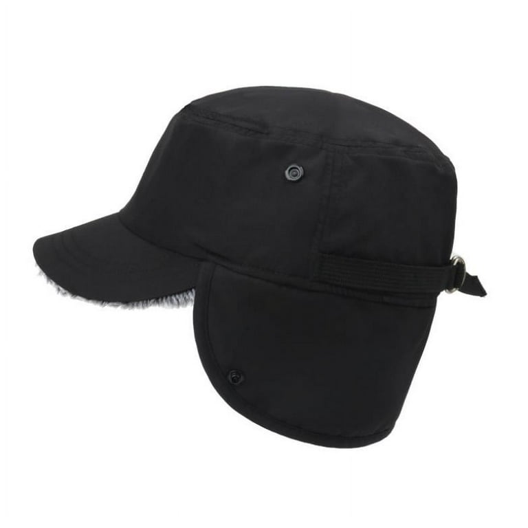 Buy wholesale Men's cap with ear flaps and ICULATE® insulation color: 990 -  black