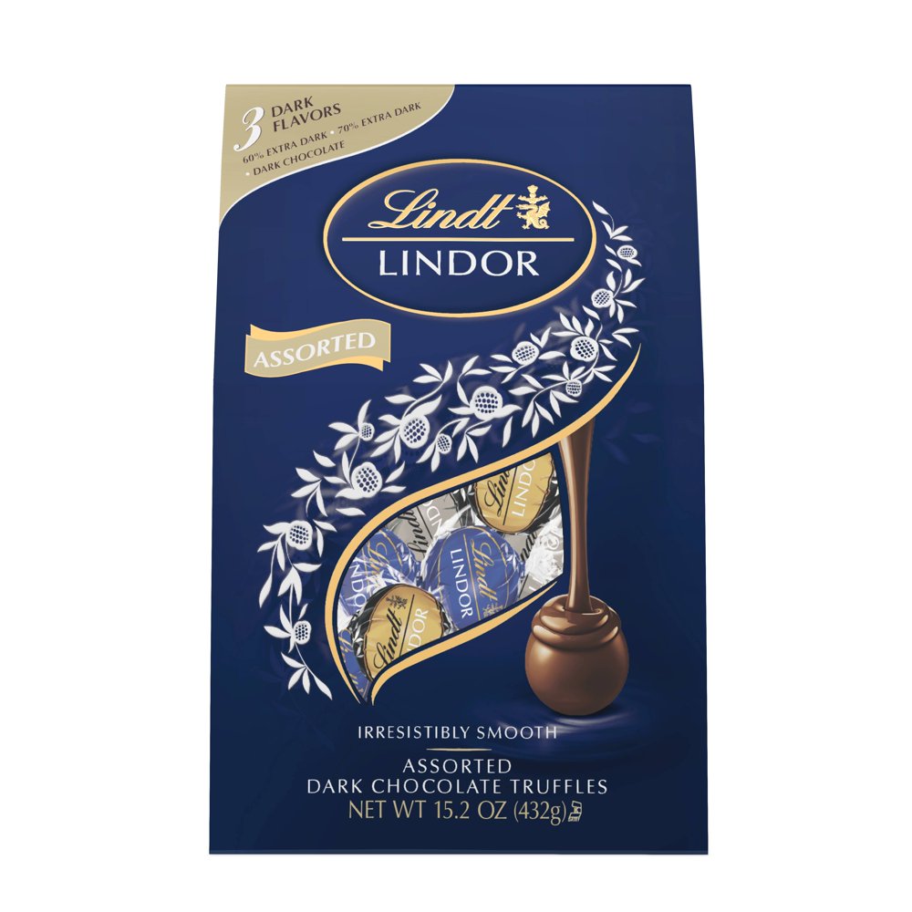 LINDOR Dark Assorted Bag, 15.2oz (2Pack)