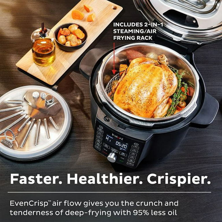 What are the parts and accessories included with Instant Pot Duo Crisp  11-in-1 Air Fryer and Electric Pressure Cooker Combo?
