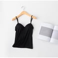 thumbnail image 5 of Camisola pequeña de modal con almohadilla para el pecho, chaleco de una pieza sin aro de acero, ropa interior japonesa de verano para mujer, 5 of 5