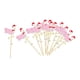thumbnail image 1 of 12 piezas de adorno para cupcakes con purpurina navideña, palillos de para alimentos, decoraciones para fiestas de Navidad, incluye flamencos c Rosado, 1 of 9