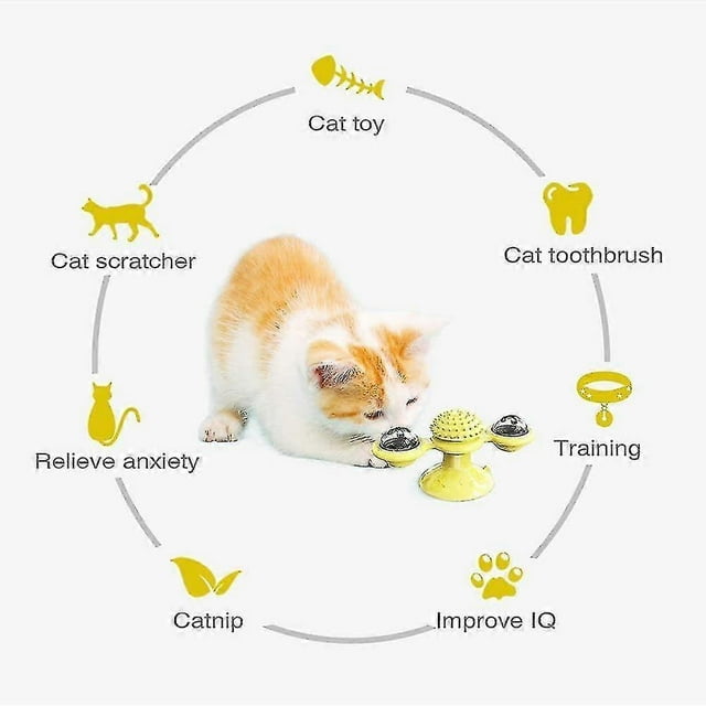 Portable Pets Toys, Interactive Puzzle Cats Hubbing Training Ball Swirling Ball Playing Play Chat Supplies