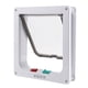 thumbnail image 1 of Puerta para gatos mediana con cierre de 4 vías para puertas interiores y exteriores, puerta para mascotas resistente a la intemperie para gatos, perritos, gatitos y gatitos con circunferenci, 1 of 5