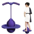 thumbnail image 2 of Pogo Jumper with Handle and Ball Pump, Balance Jumping Ball, Jumping Toy, Low Noise Pogo Stick Alternative, High Jump Toy Bounce Jump Trick Board Pogo Bouncing Ball for Indoor Outdoor Use, 2 of 8