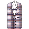 thumbnail image 1 of BRILLAR Baberos para adultos para hombres, patrón de pajarita, 2 piezas, lavables a máquina, protectores de ropa con recogedor de migas para personas mayores, 1 of 5