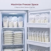 Momcozy Breastmilk Storage Bags 120 Ct, Temp-Sensing Discoloration Breastfeeding Storage Bag 6oz/180ml