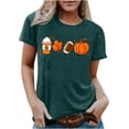 thumbnail image 1 of Hauts à Manches Courtes pour Femmes Blouses à Manches Courtes pour Femmes T-Shirt Imprimé Mode Blouse à Manches Courtes Col Rond Hauts Décontractés Hauts à Manches Courtes pour Femmes Blouses à Manches Courtes pour Femmes, 1 of 5