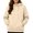 11# Khaki, variant on Hoodies for Women Casual Drawstring Hooded Sweatshirts Pullover Fall Winter Clothing with Hood and Pocket White XL
