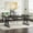 Black, variant on Tribesigns 71" Executive Desk, Large Computer Desk Study Writing Table for Home Office (Brown/White)