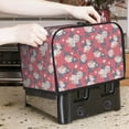thumbnail image 7 of Uemuo Rose Flowers Print Toaster Cover 2 Slice, Small Kitchen Appliance Covers, Toaster Oven Cover with Loop, Bread Machine Cover Dust Cover Protection, 7 of 7