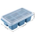 thumbnail image 2 of Square Ice Cube Tray with lid Cocktail Silicone Ice Maker, Scotch Whiskey Ice Cube Reusable Ice Cubes for Soup Freezer Wine Juice, 2 of 9