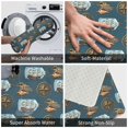 thumbnail image 3 of Yiaed Miniature Ship In Bottle Print Flannel Doormat Mat Outdoor Indoor Door Mats, Non Slip Durable Entrance Rugs for Outside Entry, Porch, Resist Dirt, 16"x24", 3 of 7