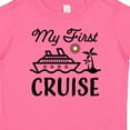 thumbnail image 4 of Inktastic My First Cruise with Cruise Ship and Palm Trees Boys or Girls Baby T-Shirt, 4 of 5