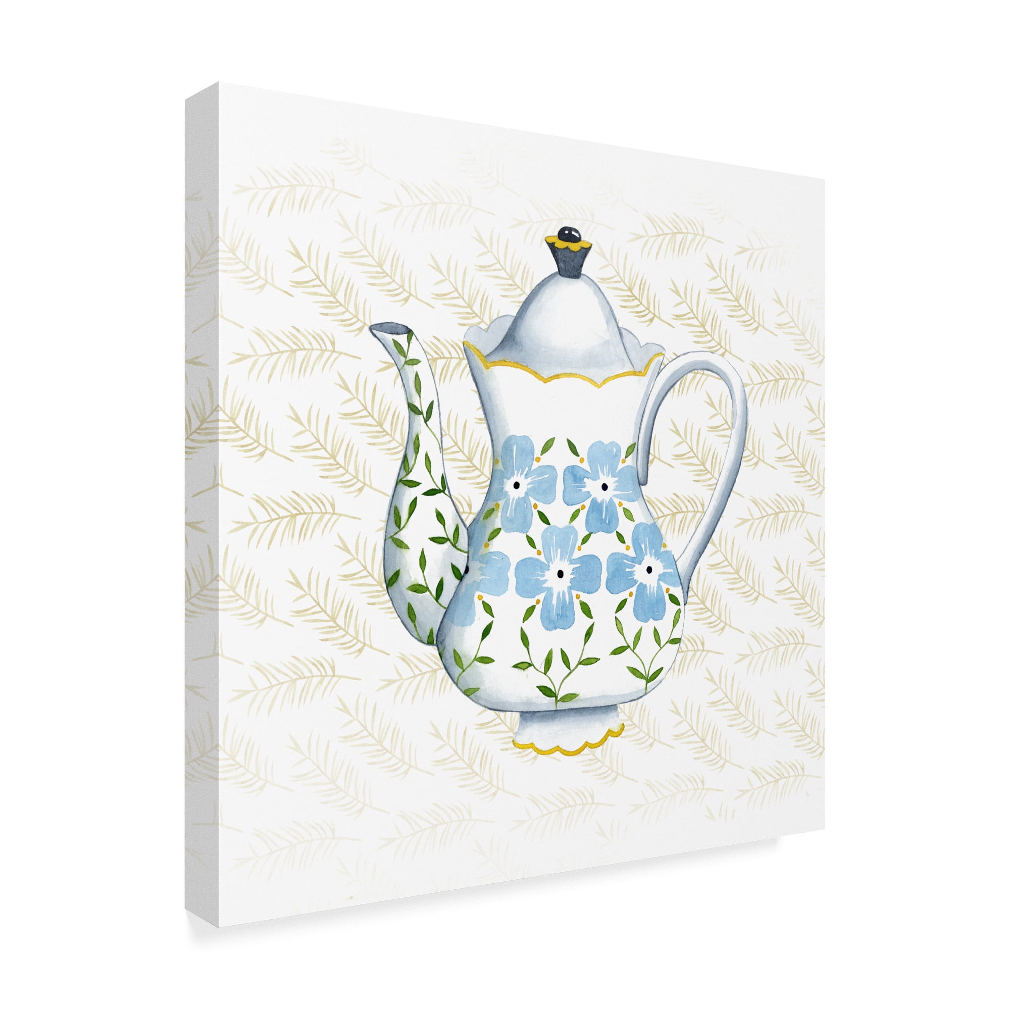 Trademark Fine Art 'Sweet Teapot I' Canvas Art by Grace Popp