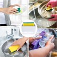 thumbnail image 5 of Liquid Soap Dispenser with Sponge Holder 2 in 1 Refillable Dish Soap Dispenser for Hand Pump Kitchen 350ML, 5 of 5