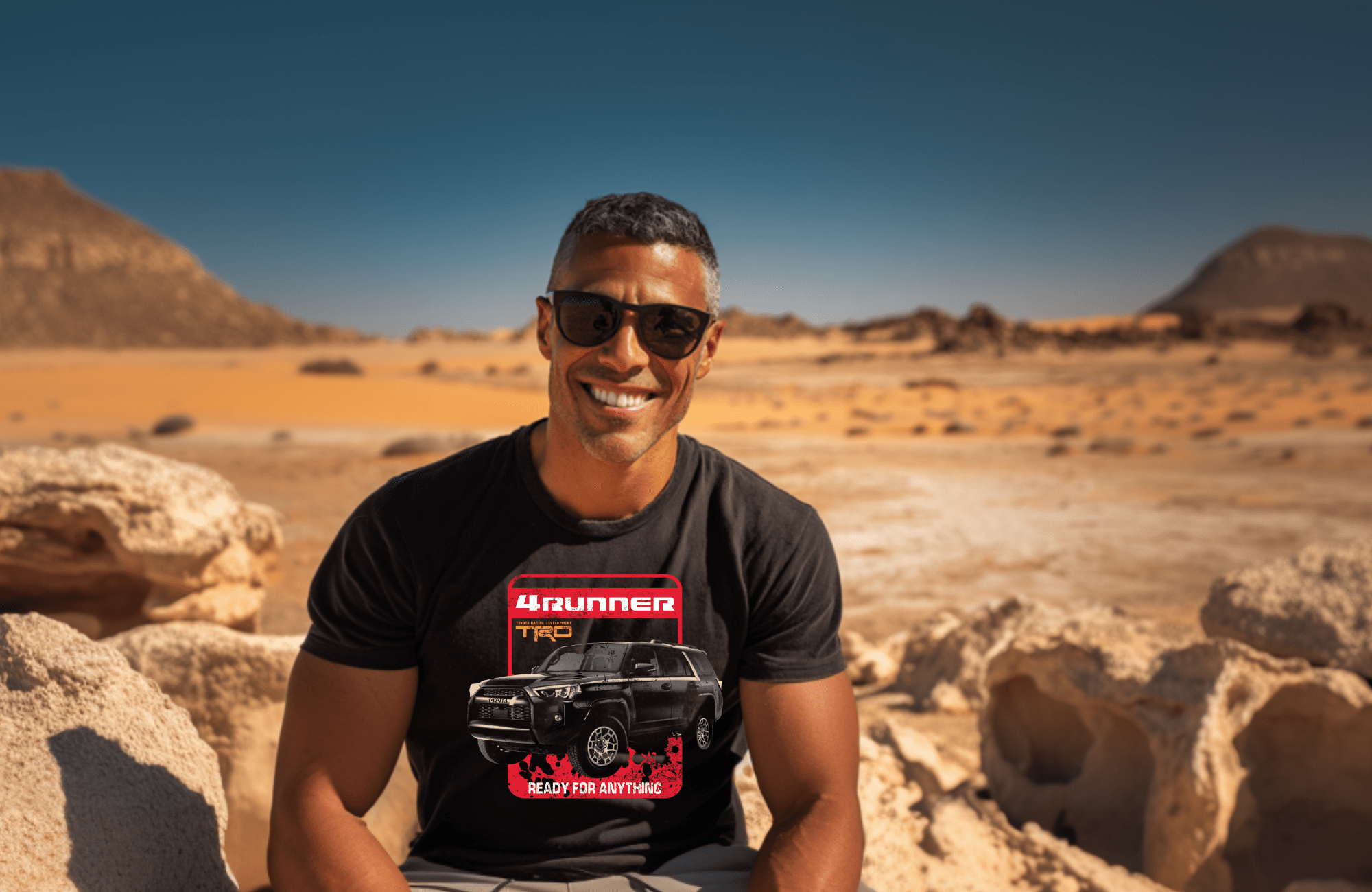 Toyota 4Runner Mens Big and Tall Ready for Anything Tee Shirt