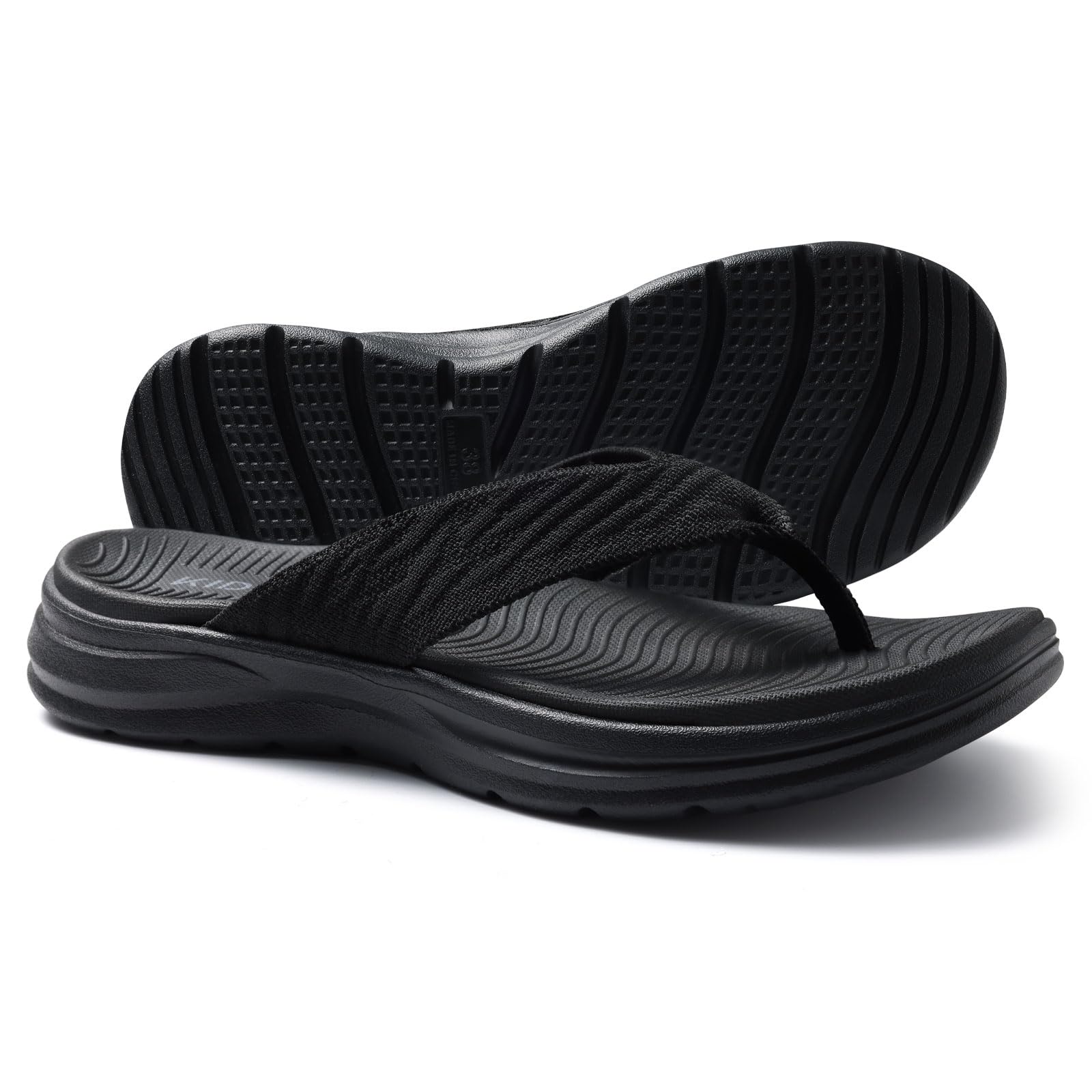 Comwarm Women's Sport Flip Flops Thong Sandals photo 3
