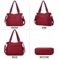 thumbnail image 5 of Angel Kiss Bolsos para mujer con asa superior Hobo bolso espacioso casual bolsos de hombro PU Tote Satchel bolso para mujer, 5 of 5