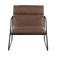 thumbnail image 5 of Lumisource Casper Arm Chair With Black Steel And Espresso PU CHR-CASPERARM BKE, 5 of 7