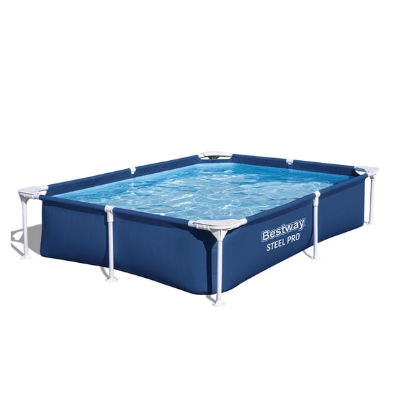 Alberca Estructural Bestway Steel Pro Rectangular 221x150 Cm