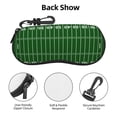 thumbnail image 3 of Bingfone American Football Field1 Print Sunglasses Case Portable Travel Zipper Eyeglasses Case With Hook, 3 of 6