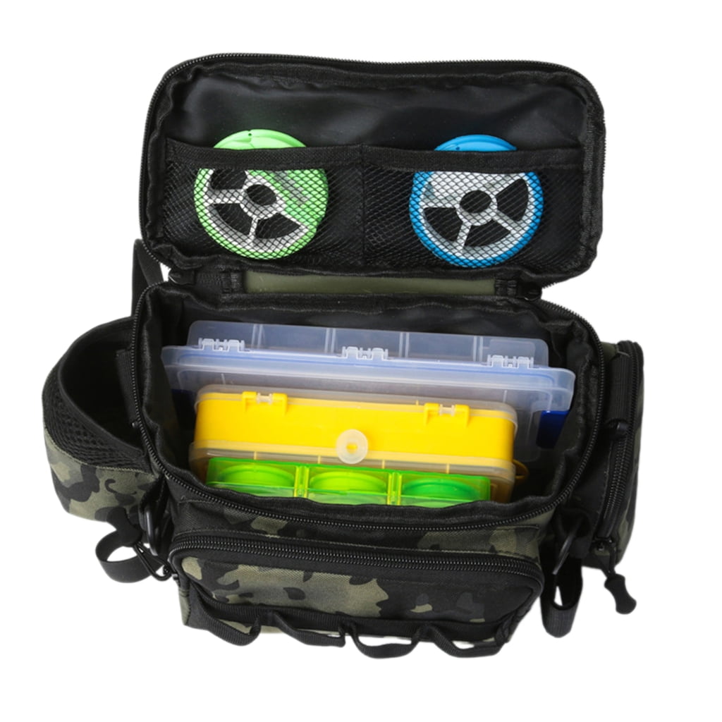 ZPAQI Fishing Gear Organizers Large Capacity Oxford Cloth Fishing Tackle Bag
