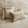 thumbnail image 2 of Gracie Mills 7-Piece Rustic Faux Suede Comforter Set GRACE-12138 Earthy Print, 2 of 5