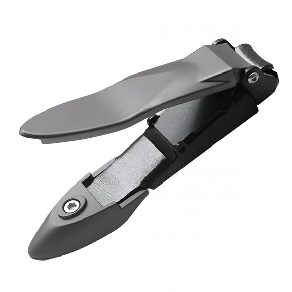 FACEGA Nail Clippers for Men with Catcher - Sharp Heavy Duty Self-Collecting Nail Cutters Fingernails and Toenails Manicured