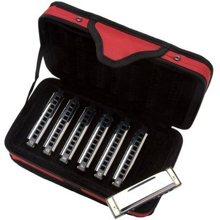 Harmonica,Blues Band 7pc w/ Case