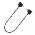 thumbnail image 1 of Línea de cable de datos,Cable de datos trenzado de nailon de 30 cm Teléfono Tablet,Control remoto Drone RC Cable de datos Repuestos,Línea de datos para accesorios de control remoto,Modelo RC, 1 of 8