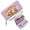 Purple, variant on GEEAD Ultral-thin Long Wallet for Women Multiple Card Slots Time Never Wasted Floral Blooms Orange Tabby Cat Stylish Accessory Smooth Texture Gift for Father's Day Teacher's Day Graduation