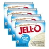 Jell-O Sugar Free White Chocolate Instant Pudding Mix, 1 oz Box (Pack-4)