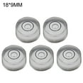 thumbnail image 1 of 5Pcs Mini Round Bubble Level Horizontal for Precision Bubble Level Measuring Tool, 1 of 7