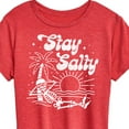 thumbnail image 3 of Instant Message - Stay Salty - Women's Short Sleeve Graphic T-Shirt, 3 of 6